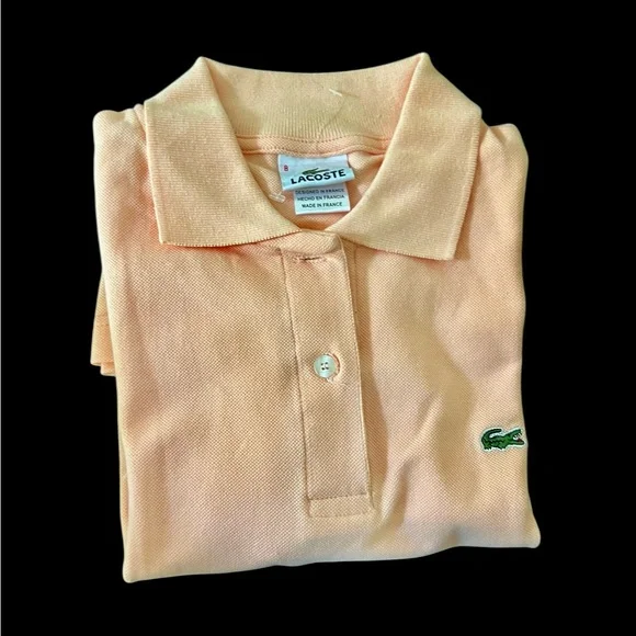 Lacoste women pique Peach Polo Shirt - Picture 8 of 8